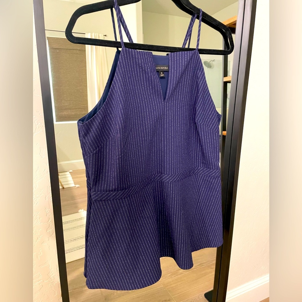 Navy Banana Republic Tank